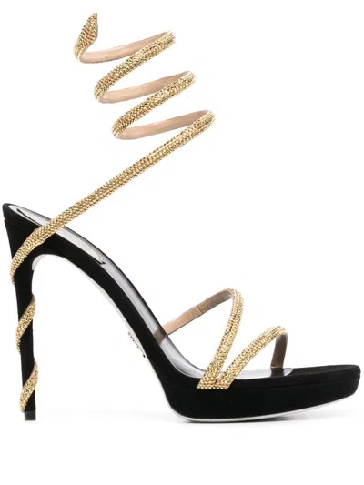 RENÉ CAOVILLA CLEO CRYSTAL-EMBELLISHED SANDALS,C11339120R001V18419510792