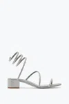 René Caovilla Cleo  Crystal Gray Sandal 35