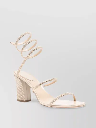 René Caovilla Cleo Crystal Sandals 80