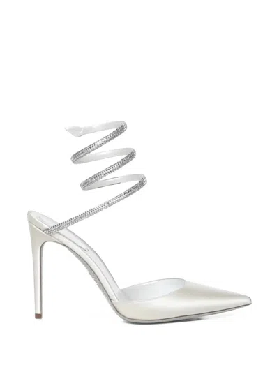 René Caovilla Cleo Crystal-embellished Pumps In Multi