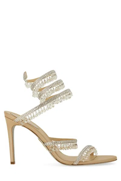René Caovilla Rene Caovilla Sandal Chandelier In Beige