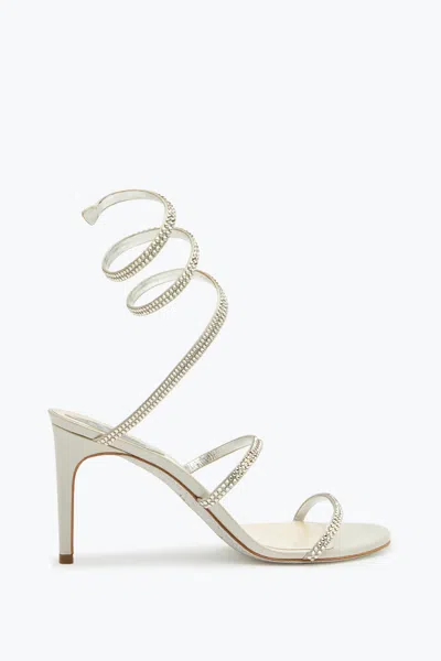 René Caovilla Cleo Grey Sandal 80 In Gray