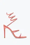 René Caovilla Cleo Peach Sandal With Crystals 105