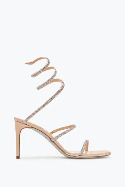 René Caovilla Cleo Pink Sandal 80