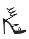 René Caovilla Cleo Platform Sandals In Black
