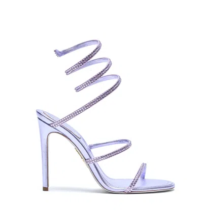 René Caovilla Cleo Pump Sandals In Blue