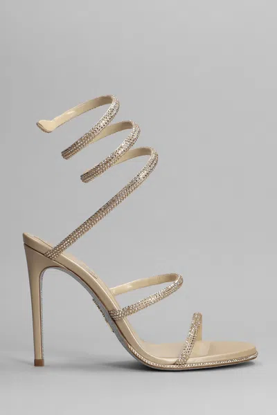René Caovilla Cleo Pump Sandals In Marrone