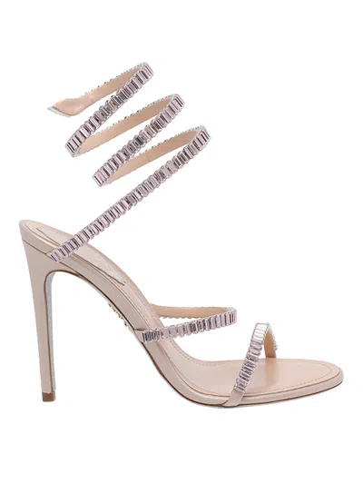 René Caovilla Cleo Pump Sandals In Nude