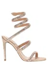 René Caovilla Rene' Caovilla Woman Sandals Blush Size 7 Textile Fibers