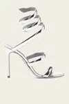 René Caovilla Cleo Sandal 105 In Silver