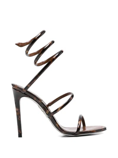 René Caovilla Cleo Sandal In Brown