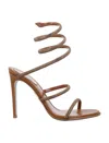 René Caovilla Embellished Cleo Sandals 105 In Smoked Topaz