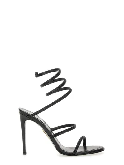 René Caovilla "cleo" Sandal With Crystals