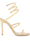 René Caovilla Cleo Sandals In Gold