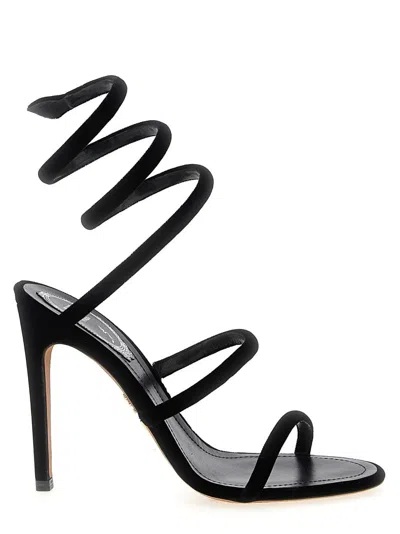 René Caovilla 'cleo' Sandals In Black