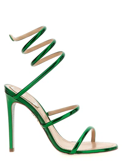 René Caovilla Cleo Sandals In Green