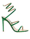 René Caovilla Heeled Sandals Rene Caovilla Woman Color Green In Green