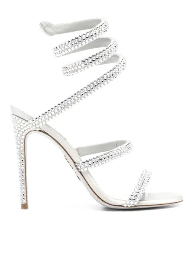 René Caovilla Cleo Sandals In Gris