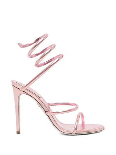 René Caovilla Cleo Sandals In Pink
