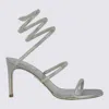 René Caovilla Sandals In Silver
