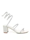 René Caovilla Rene Caovilla Cleo Ankle Strap Embellished Sandals In Transparent