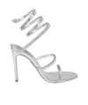 René Caovilla Cleo Spark Sandals In Silver