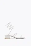 René Caovilla Cleo White Sandal 40 In White