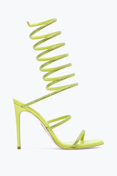 René Caovilla Cleo Yellow Sandal 105