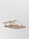 René Caovilla Crystal Embellished Flat Sandals