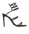 René Caovilla Rene Caovilla Womens Black Juniper 105 Coiled-strap Leather Heeled Sandals In Black