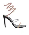 René Caovilla Cleo Sandals In Gold