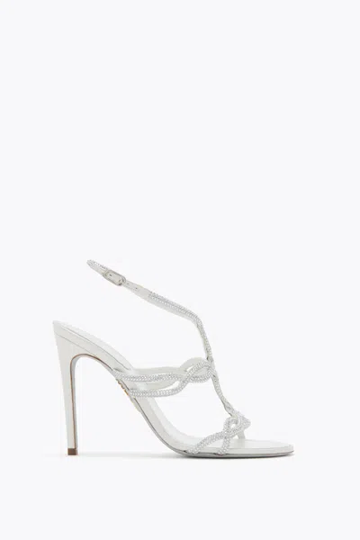 René Caovilla Dalilah White Sandal 105
