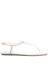 René Caovilla Diana Burano Flat Sandals In Multicolour