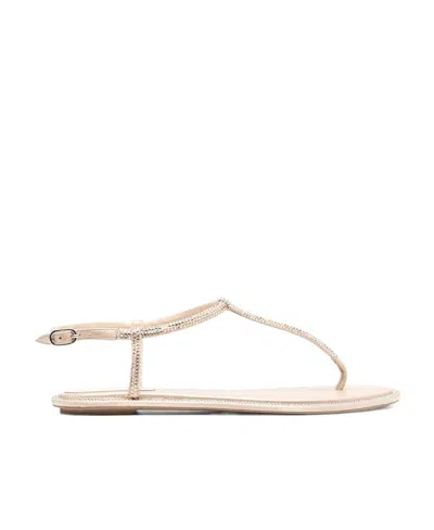 RENÉ CAOVILLA RENÉ CAOVILLA DIANA EMBELLISHED THONG SANDALS