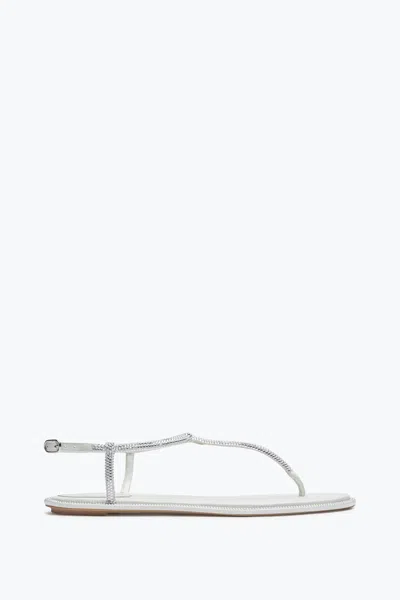 René Caovilla Diana Crystal Ivory Sandal 10