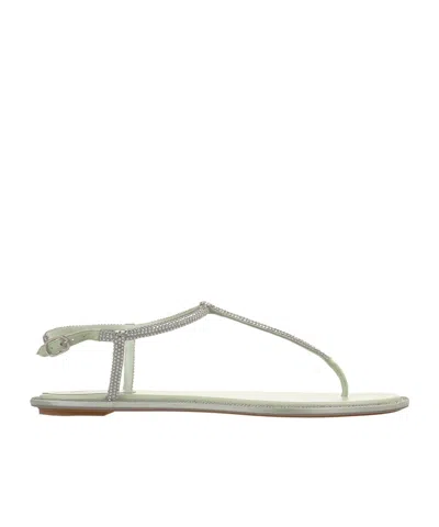 RENÉ CAOVILLA RENÉ CAOVILLA DIANA EMBELLISHED THONG SANDALS