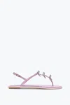 René Caovilla Diana Mauve Thong Sandal 10 In Purple