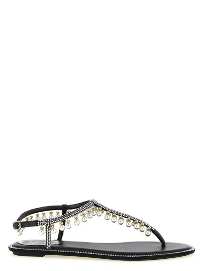 René Caovilla Diana Sandals In Multi
