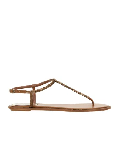 René Caovilla Rene Caovilla Women Sandal "diana" In Beige