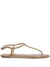 René Caovilla Diana Sandals In Neutrals