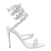 René Caovilla Rene Caovilla Embellished High In Ivory