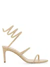 René Caovilla Women's Satin Pumps In Gold