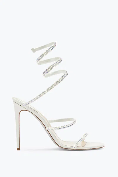 René Caovilla Elegant White Sandals Cleo