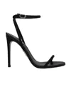 René Caovilla 105mm Ellabrita Satin & Crystal Sandals In Black