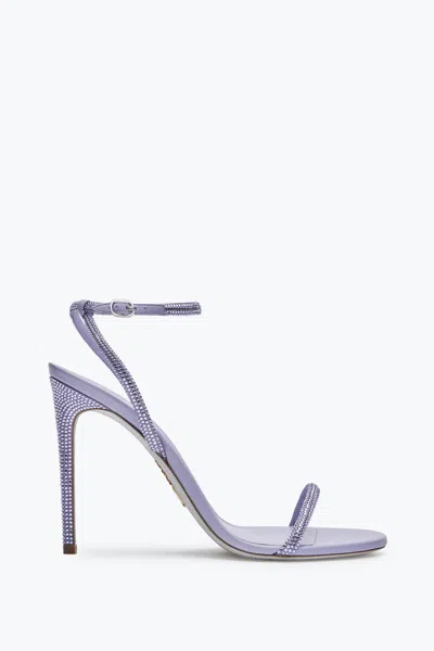 René Caovilla Ellabrita Crystal Lavender Sandal 105