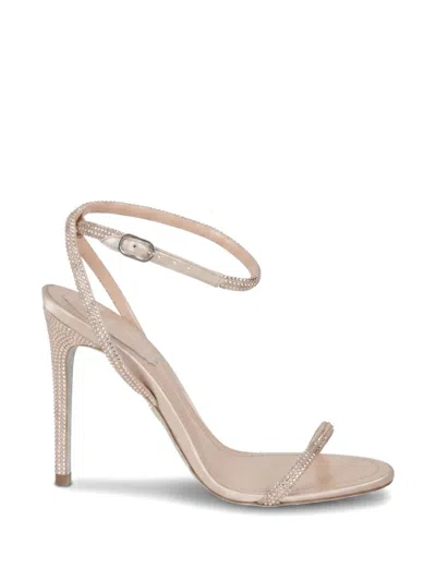 René Caovilla Ellabrita Crystal-embellished Sandals In Gold