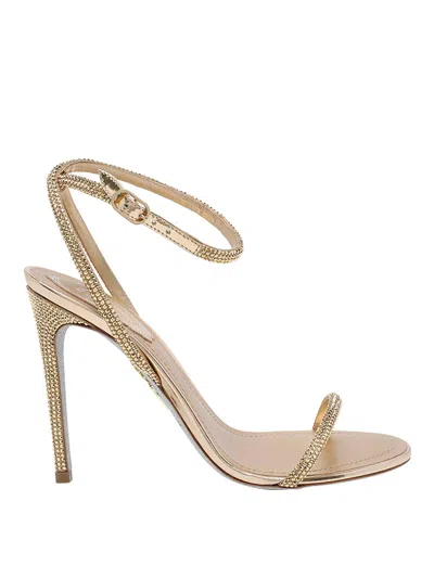 René Caovilla Ellabrita Pump Sandals In Gold