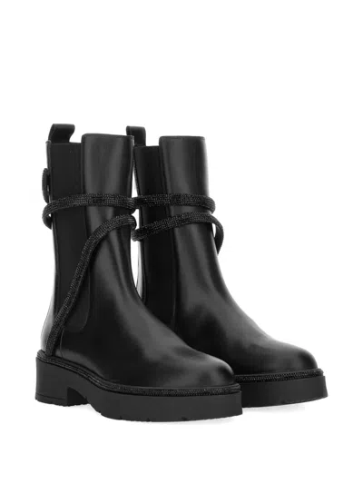 RENÉ CAOVILLA EMBELLISHED BOOTS