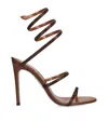 René Caovilla Womens Cleo Ii 105 Crystal-embellished Leather Heeled Sandals Brow In Brown