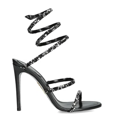 René Caovilla Embellished Cleo Sandals 105 In Black